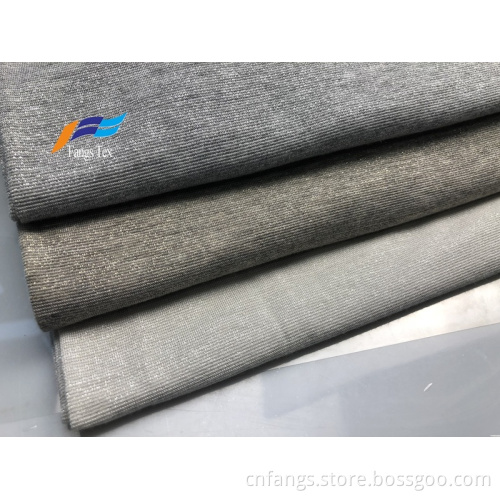 Lurex nylon stickad polyester spandex glänsande lycra tyg
